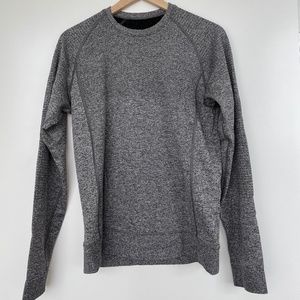 Lululemon Engineered Warmth Long Sleeve Crew | Medium | Black/White